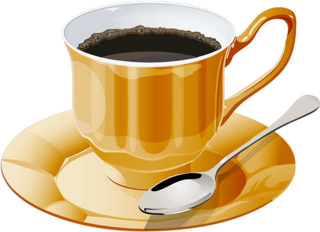 Teacup Clipart Png Tumblr - Coffee Clipart Png Transparent Png (640x480), Png Download