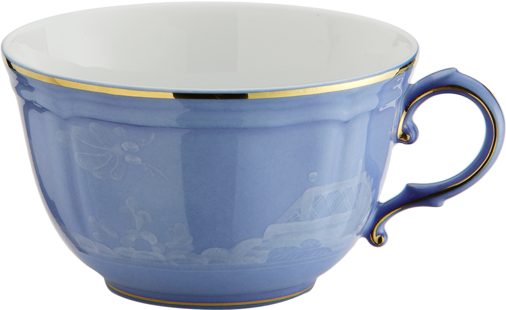 Tea Cup Oriente Italiano Pervinca - Mug Clipart (1412x1022), Png Download