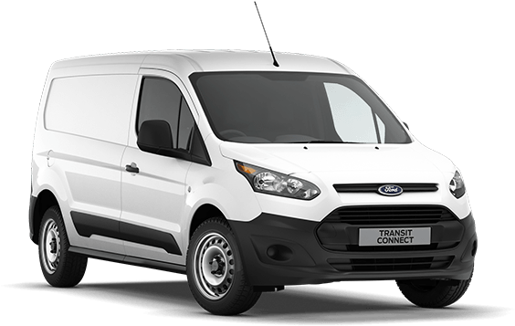 White Van Png - Ford Transit Connect Clipart (768x432), Png Download