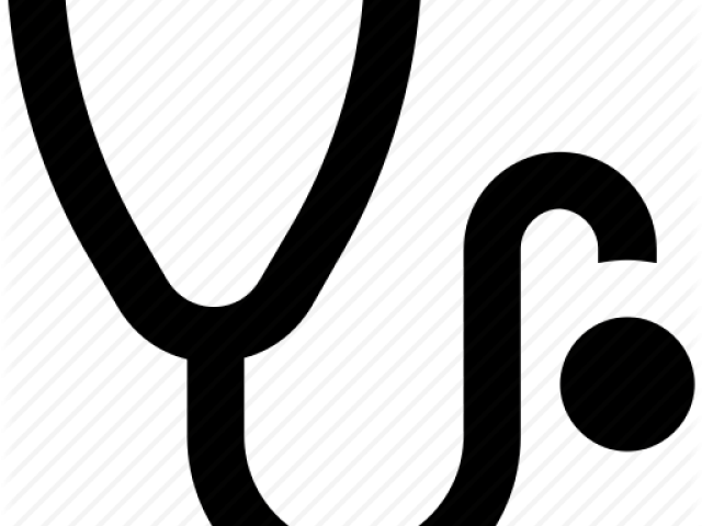 Doctor Symbol Clipart Medical Form - Monochrome - Png Download (640x480), Png Download