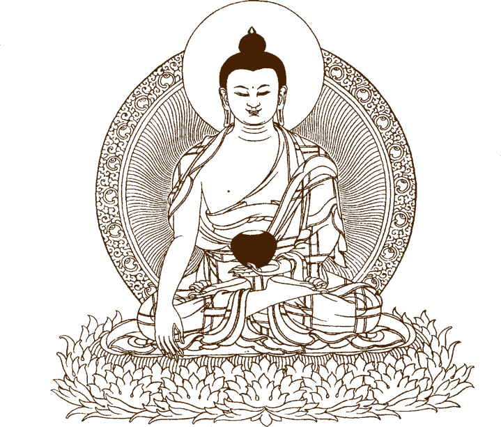 Lord Buddha's Teaching On Meditation Is Very Popular - Theravada Buddhism Transparent Clipart (719x613), Png Download