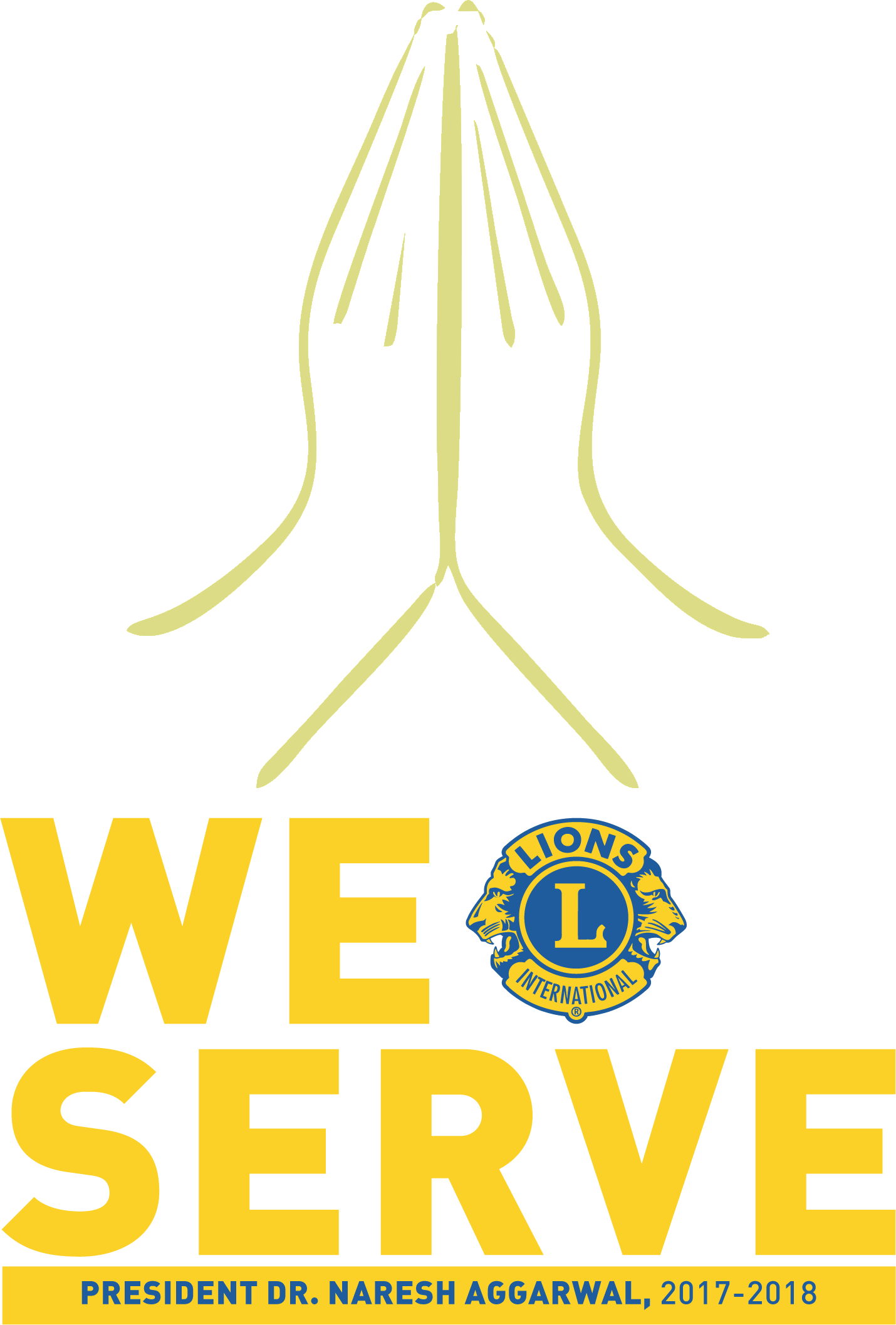 District 317b 2017-18 Logo - Lions International President Logo 2017 18 Clipart (1430x2115), Png Download