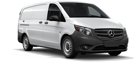Cargo Van - Mercedes Vans Clipart (800x400), Png Download