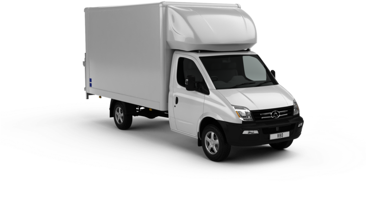 Specification - Ldv V80 Luton Vans Clipart (750x422), Png Download