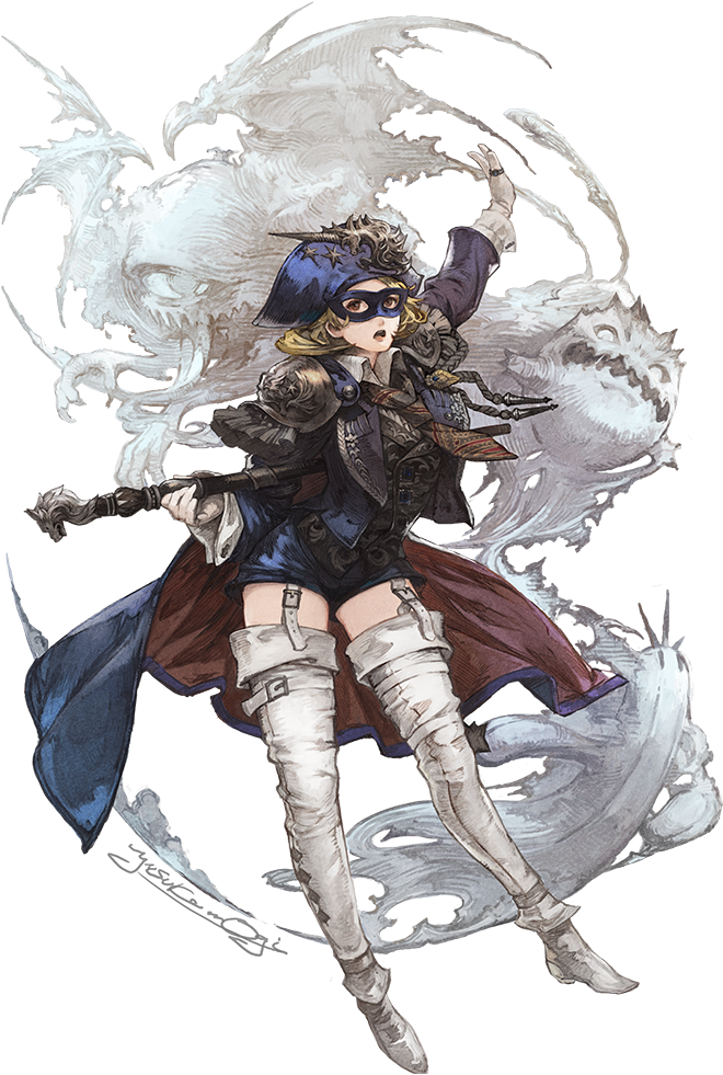 Final Fantasy Xiv - Final Fantasy Xiv Blue Mage Clipart (720x1018), Png Download