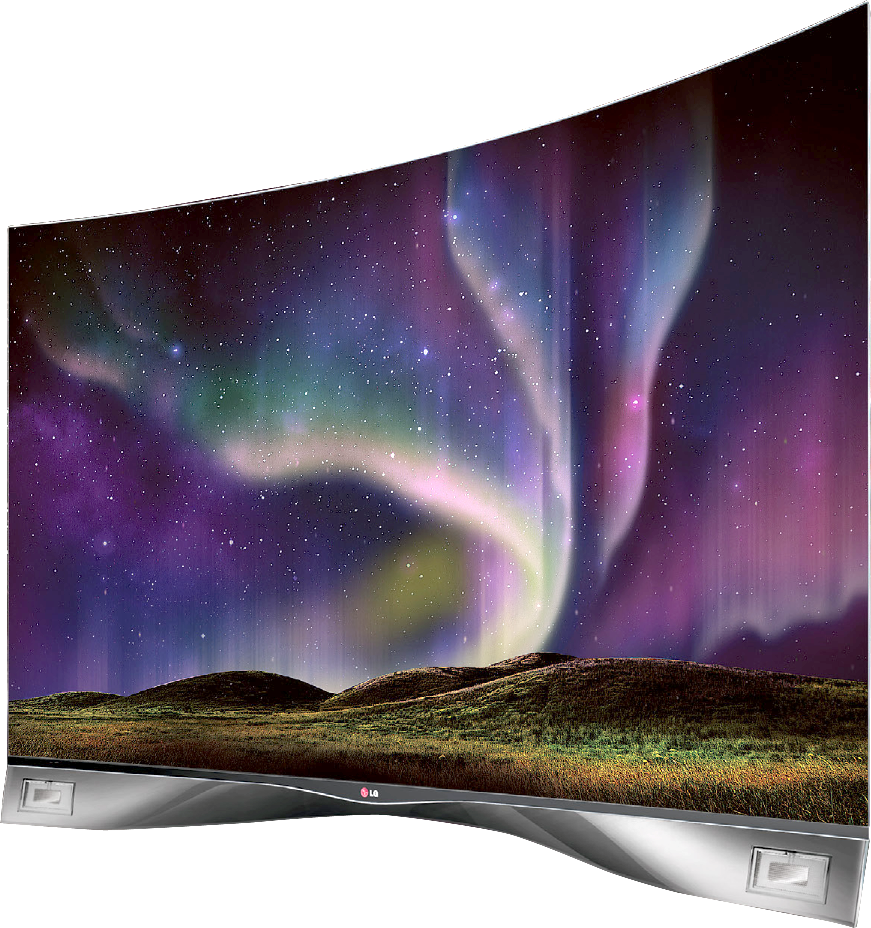 Download The Curved Oled Tv Is Only - Lg Oled Tv Png Clipart Png