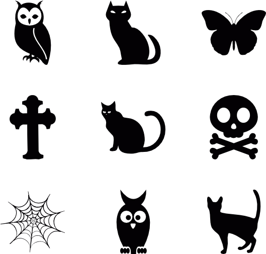 Halloween2013 - Black Cat Clipart (600x564), Png Download