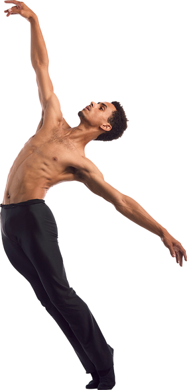 George W - N - Sanders - Male Ballet Dancer Png Clipart (384x800), Png Download