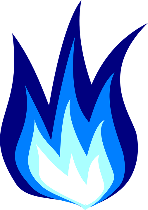 Blue Flame Free Png Image - Natural Gas Clipart Png Transparent Png (506x720), Png Download