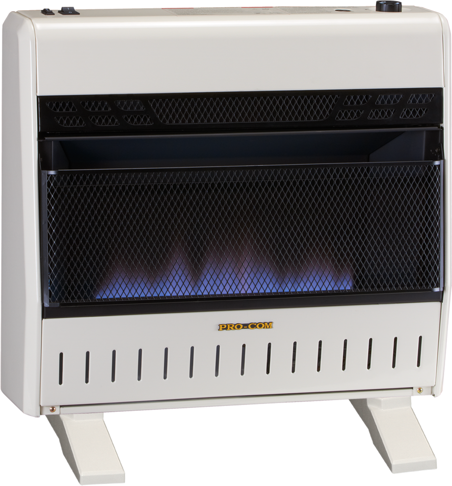 Procom Vent Free Blue Flame Heater - Furniture Clipart (1000x1000), Png Download