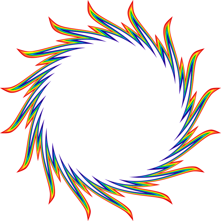 Flame Clipart Ring - Circle Fire Flame Png Transparent Png (720x720), Png Download
