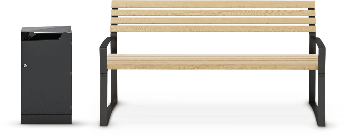 We Produce, Sell, Install And Maintain Urban Furniture - Bench Clipart (1144x457), Png Download