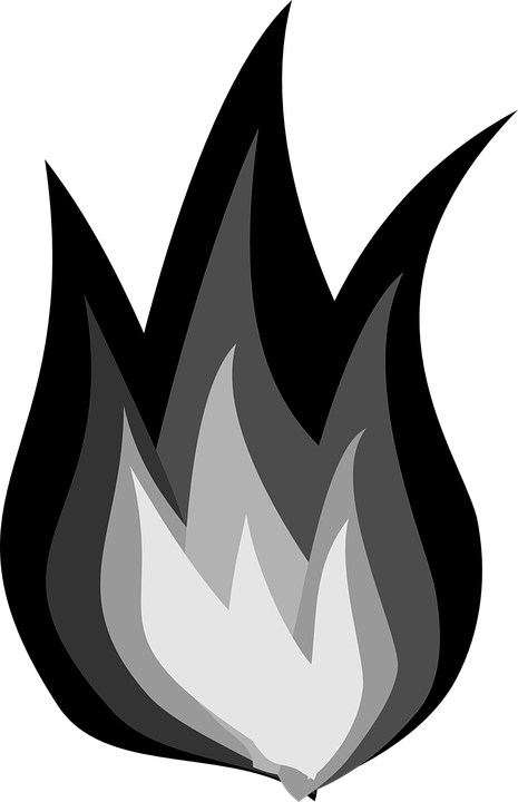 Fire Clipart (465x720), Png Download