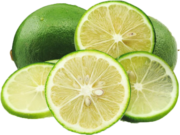 Fruit Auglis Heap A Bunch Transprent - Green Lemon Slices Clipart (800x800), Png Download