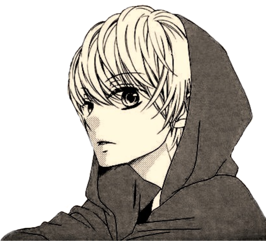 Anime Guy By Xdarkivyx - Pretty Boy Anime Drawings Boy Clipart (894x894), Png Download