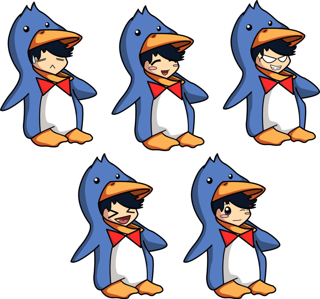 Kawaii Anime Boy Wallpaper - Anime Chibi Boy Penguin Clipart (1024x956), Png Download