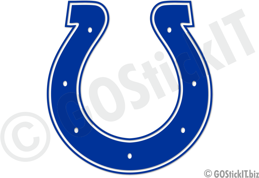 Nfl Indianapolis Colts Logo Vinyl Decal Sticker - Colts Logo Vector Clipart (900x613), Png Download