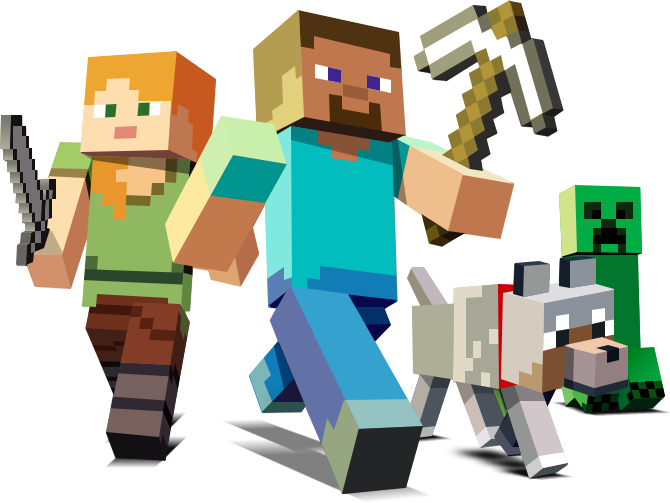 Character Minecraft Zombie Clipart - Png Download (670x503), Png Download