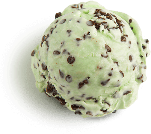Mint Chocolate Chip Ice Cream Scooped - Mint Chocolate Chip Ice Cream Png Clipart (600x600), Png Download