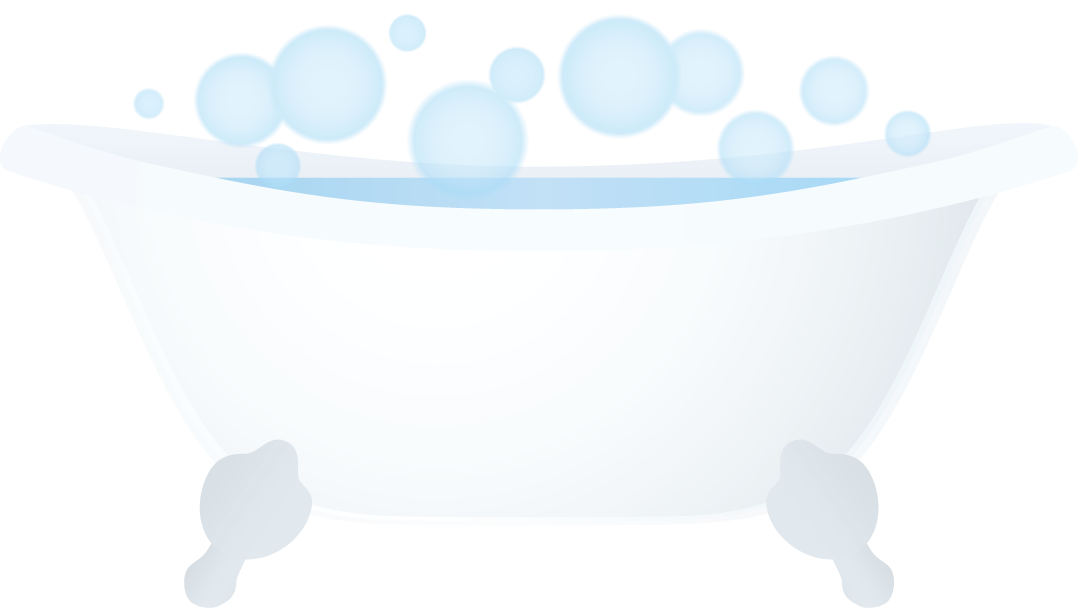 Free Png Bathtub Png Images Transparent - Bubble Bath Bath Png Clipart (850x480), Png Download