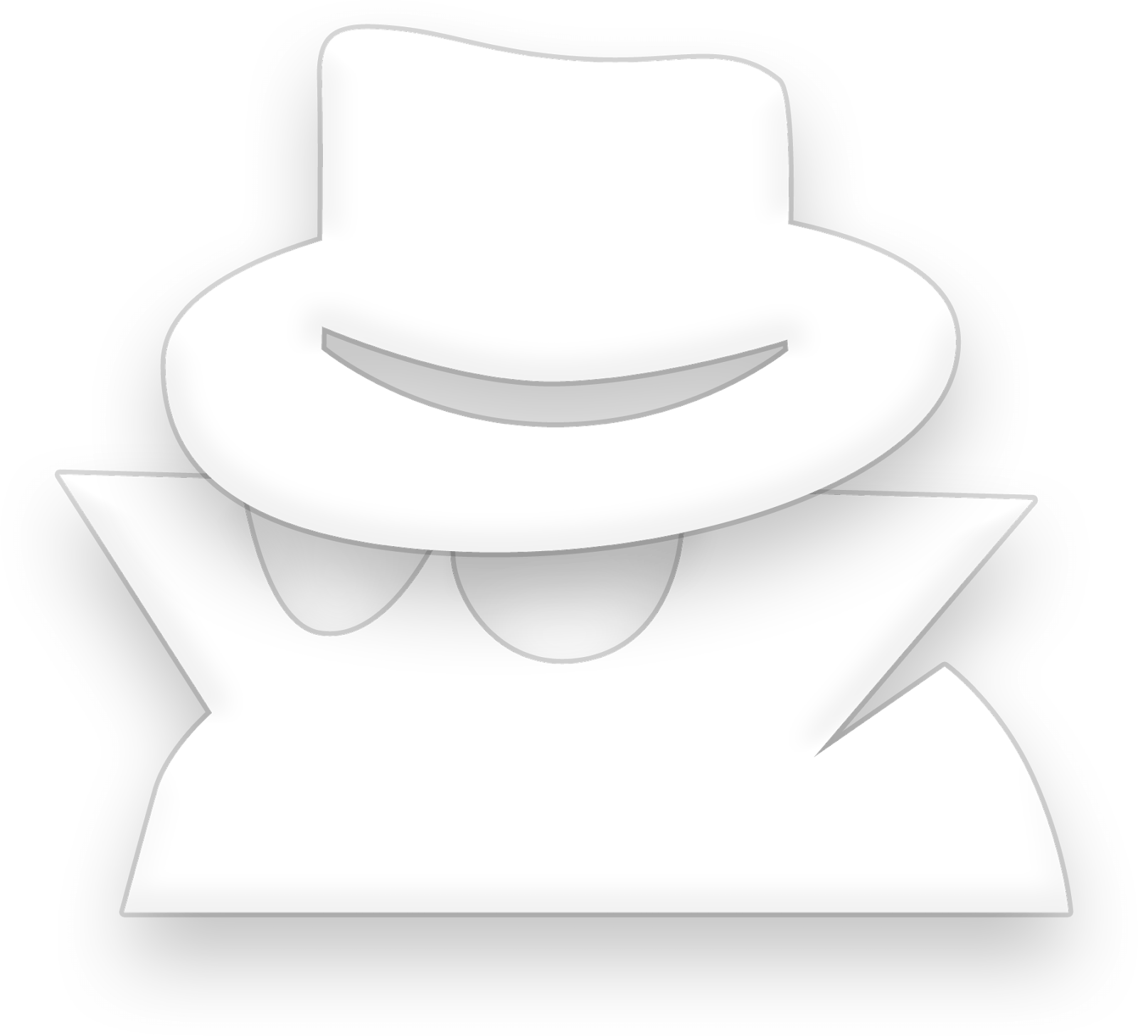 Hacker - Incognito Mode Clipart (1600x1457), Png Download