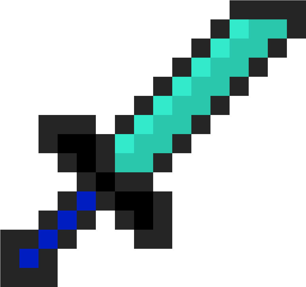 Épée Minecraft Png - Espada De Diamante Minecraft Clipart (1024x1024), Png Download