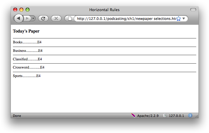 The <hr /> Tag Automatically Breaks At The End Of The - Html Ruby Clipart (721x461), Png Download