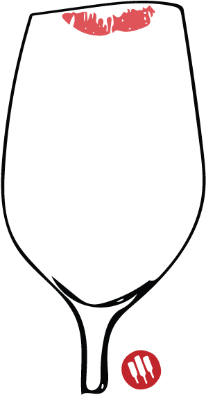 Lip Stain On Glass Clipart (600x600), Png Download