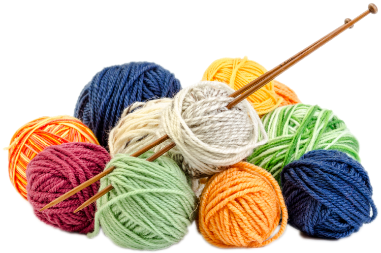 Knitting Yarn Png - Yarn Png Clipart (750x498), Png Download