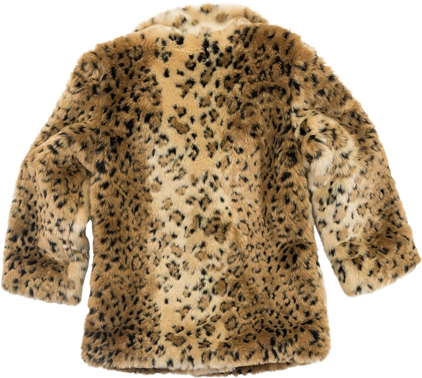 Leopard Fur Coat - Fur Clothing Clipart (1000x1000), Png Download