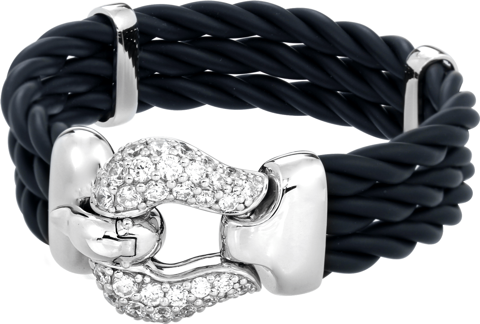 Belle Étoile Lasso Black Bracelet - Bracelet Clipart (1800x1268), Png Download