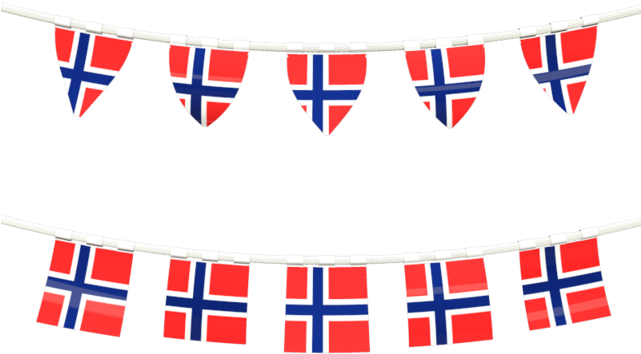 Norway Flag Clipart Png - Norwegian Flag Png Transparent Png (640x480), Png Download