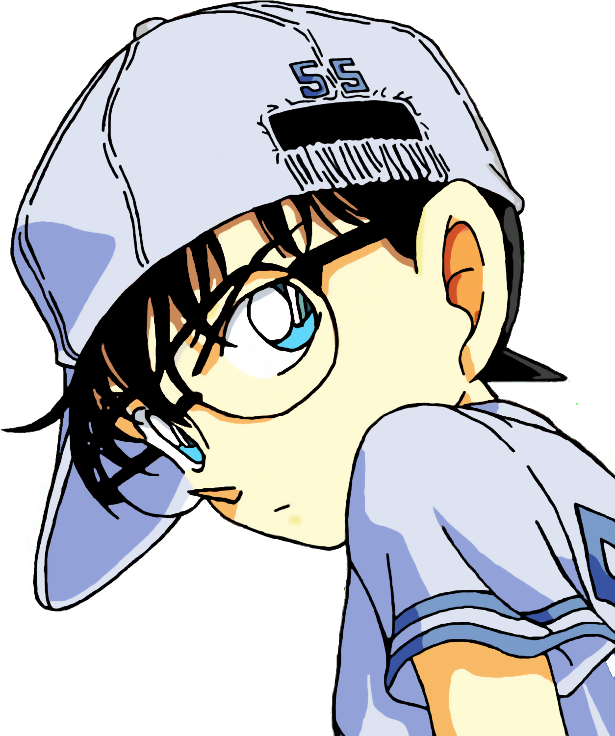 Cool Pics Png - Detective Conan Cool Clipart (1254x1501), Png Download