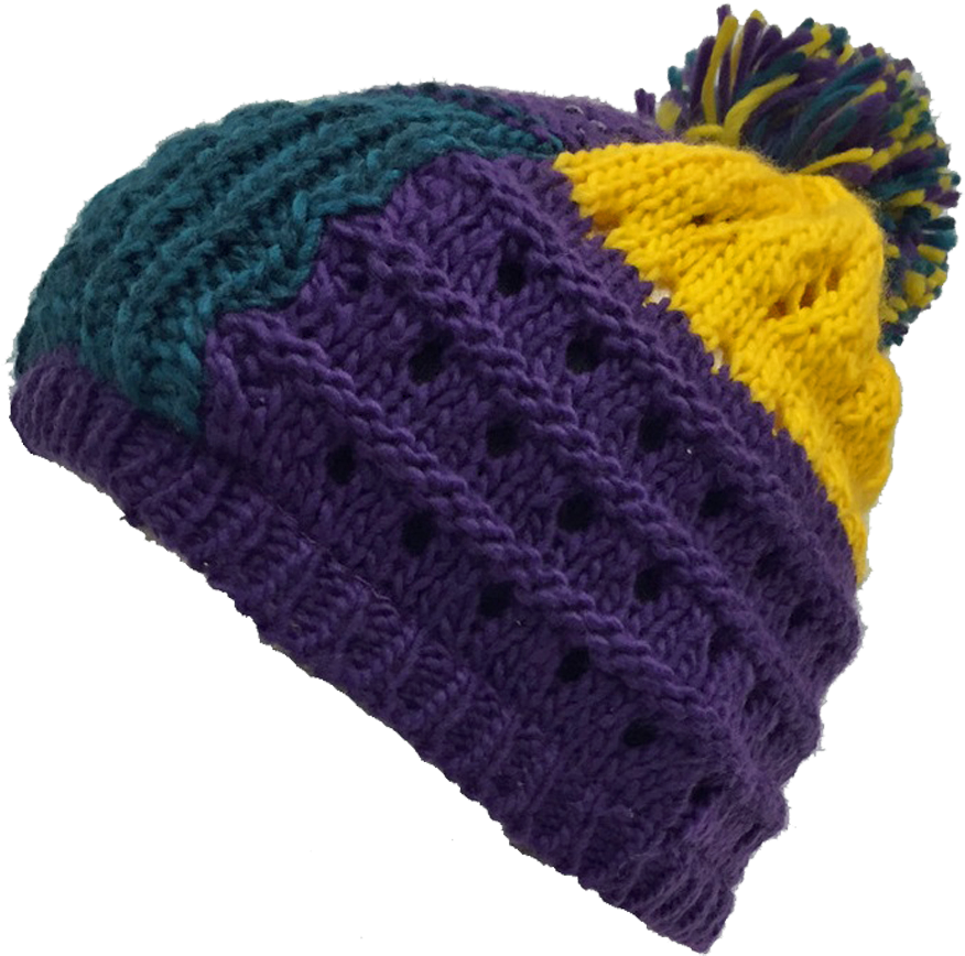 Winter-hats Ladies Icelandic Yarn Lined Pom Hat Clipart (876x868), Png Download