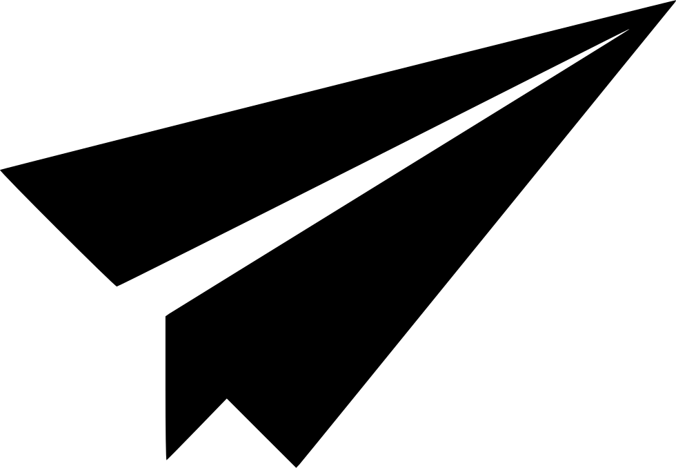 Paper Airplane Comments - Paper Plane Vector Icon Clipart (980x678), Png Download