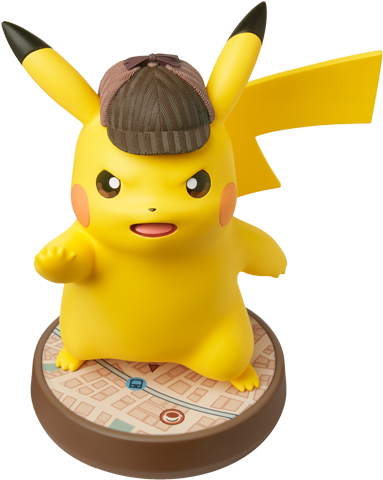 Mega Detective Pikachu - Pokemon Detective Pikachu Amiibo Clipart (640x480), Png Download