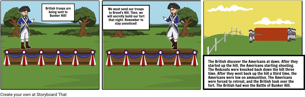 Battle Of Bunker Hill - Cartoon Clipart - Large Size Png Image - PikPng