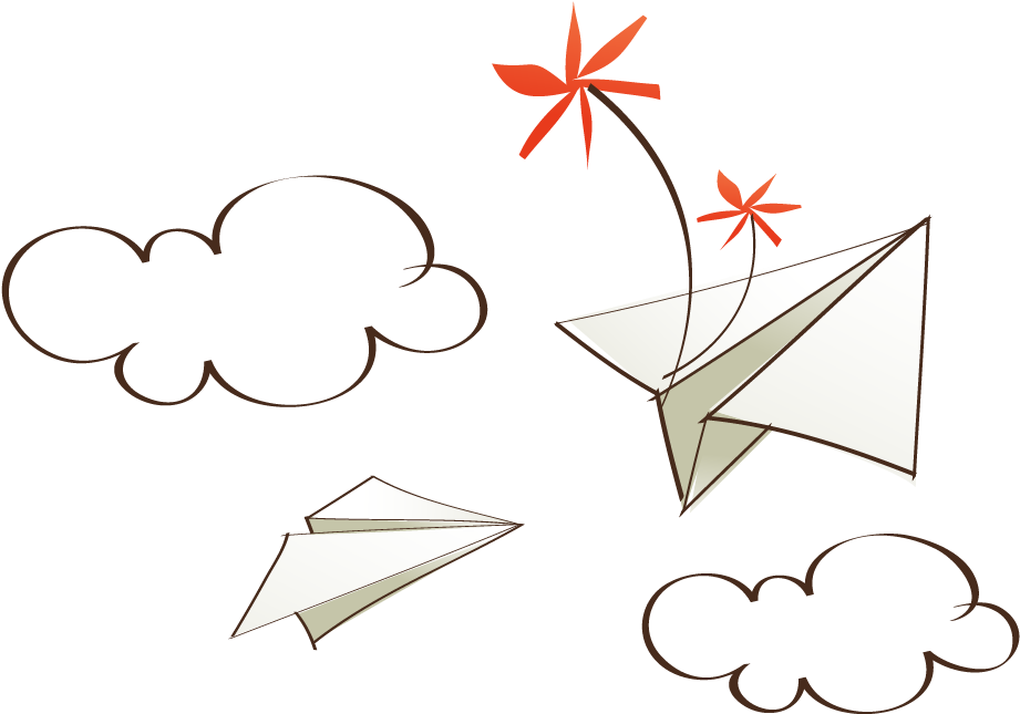 Paper Airplane Clip Art - Paper - Png Download (921x645), Png Download