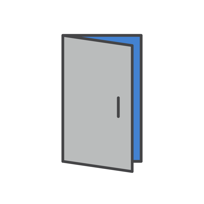 Icons Open Door - Circle Clipart (800x800), Png Download