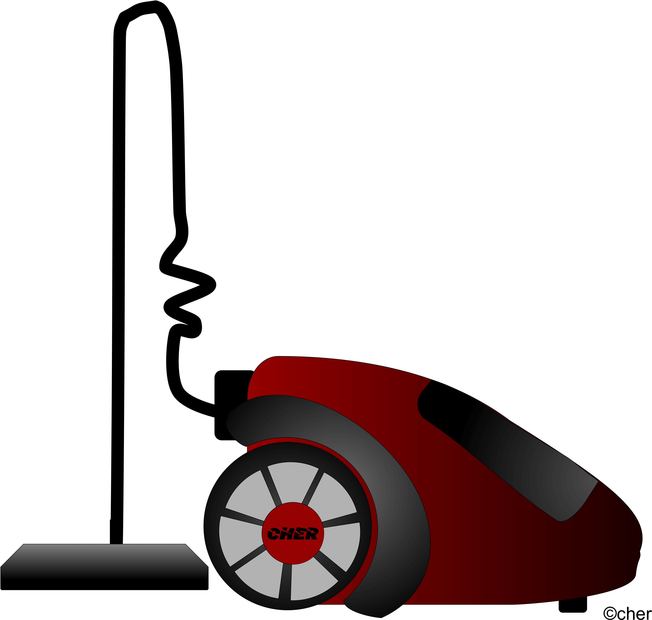 Vacuum Clip Art Free - Lawn Mower - Png Download (2916x2691), Png Download