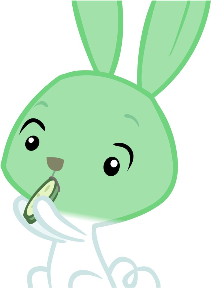 Angel Bunny, Artist - Cartoon Clipart (732x997), Png Download