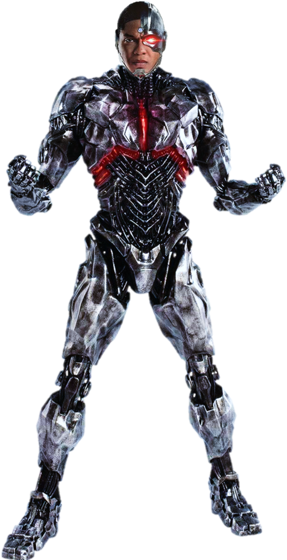 Cyborg Justice League Full Body Clipart (600x1098), Png Download