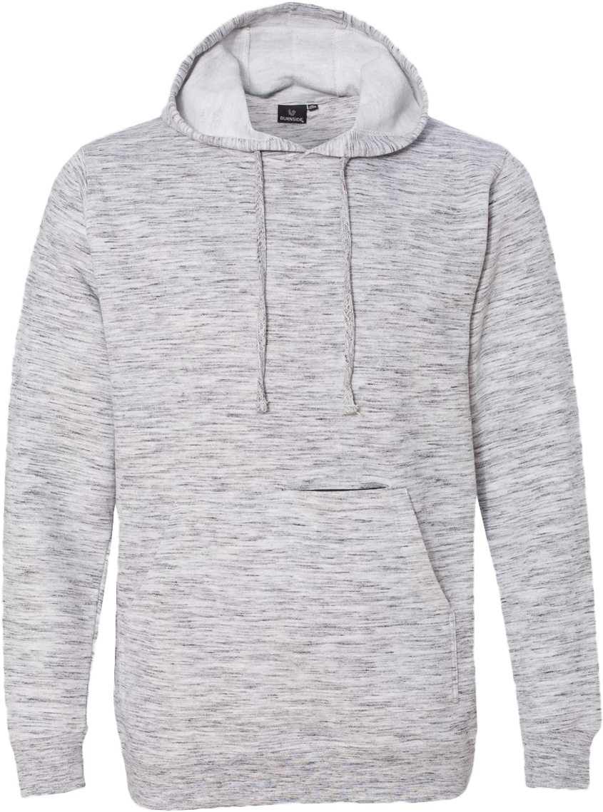 Men's Injected Slub Yarn Dyed Fleece Hoodie Printboy Clipart (845x1139), Png Download