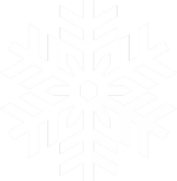 Snow Flakes Png Free Download - Snowflake Png White Clipart (600x612), Png Download