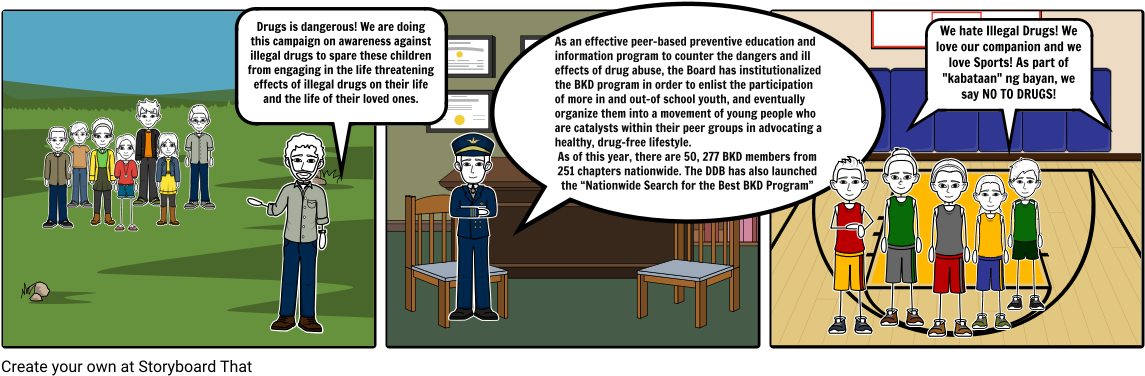 Awareness Campaign On Illegal Drugs - Illicit Drugs Storyboard Clipart (1164x385), Png Download