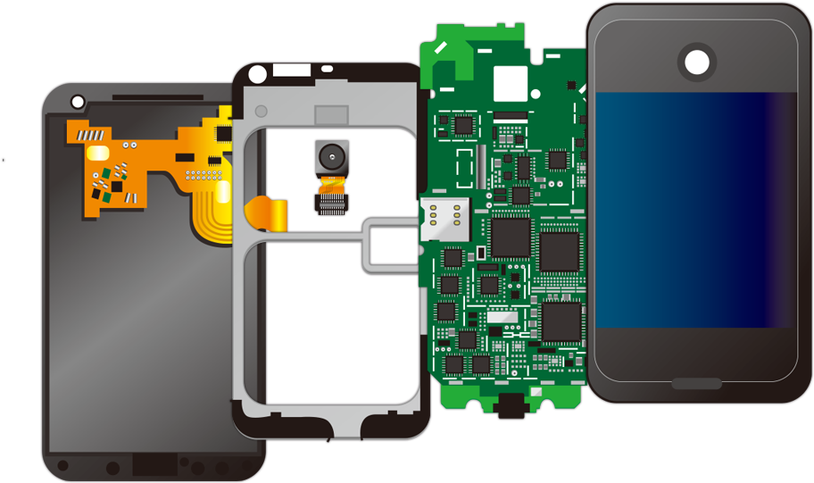 Smartphone Clipart (960x557), Png Download