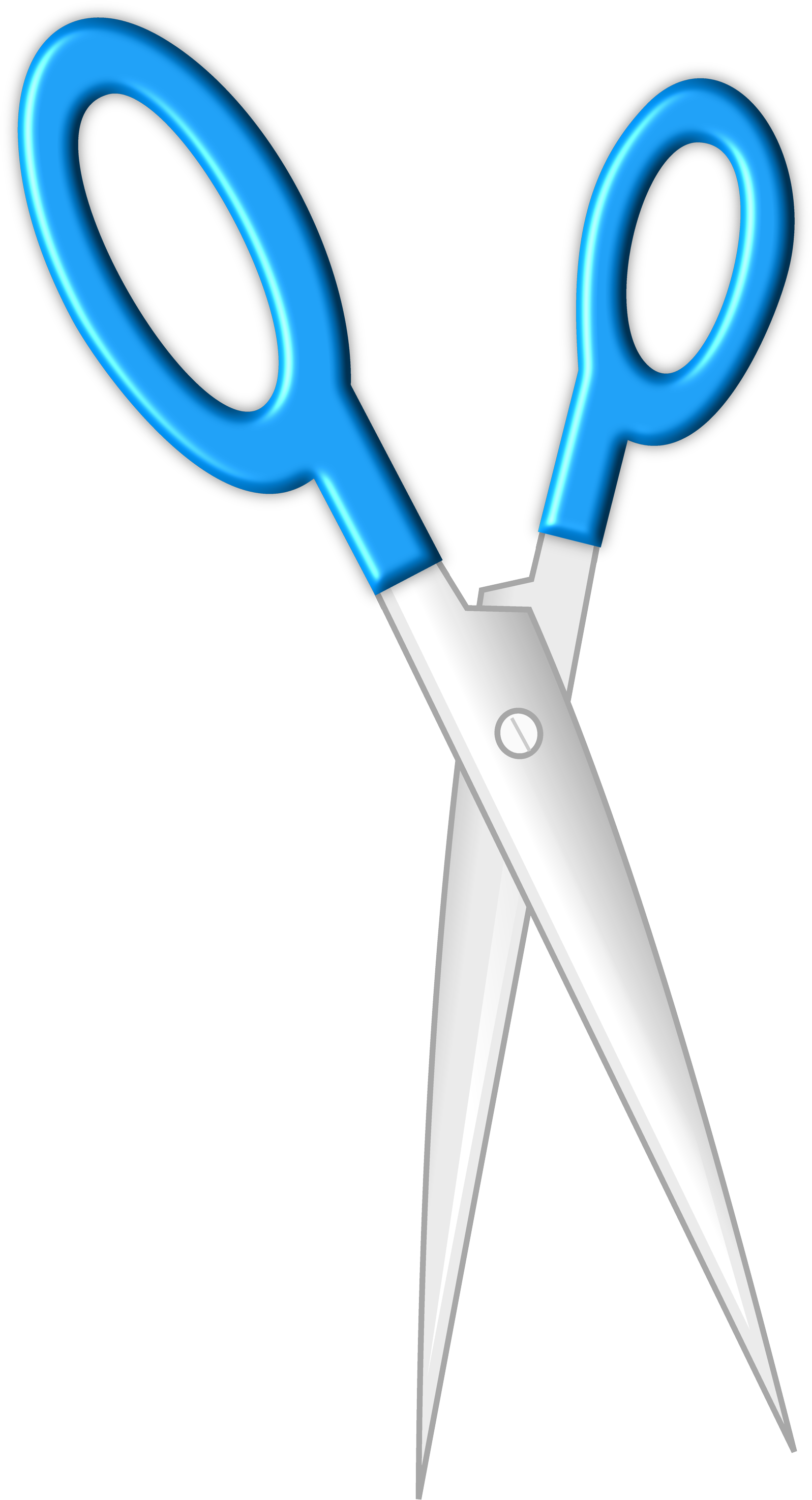 Blue Scissor, Scissor, Metal, Graphics, Blue, Hq Photo Clipart (2550x3300), Png Download