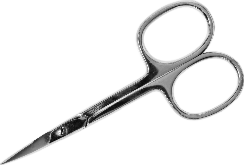 Half Moon Scissor - Scissors Clipart (1024x695), Png Download