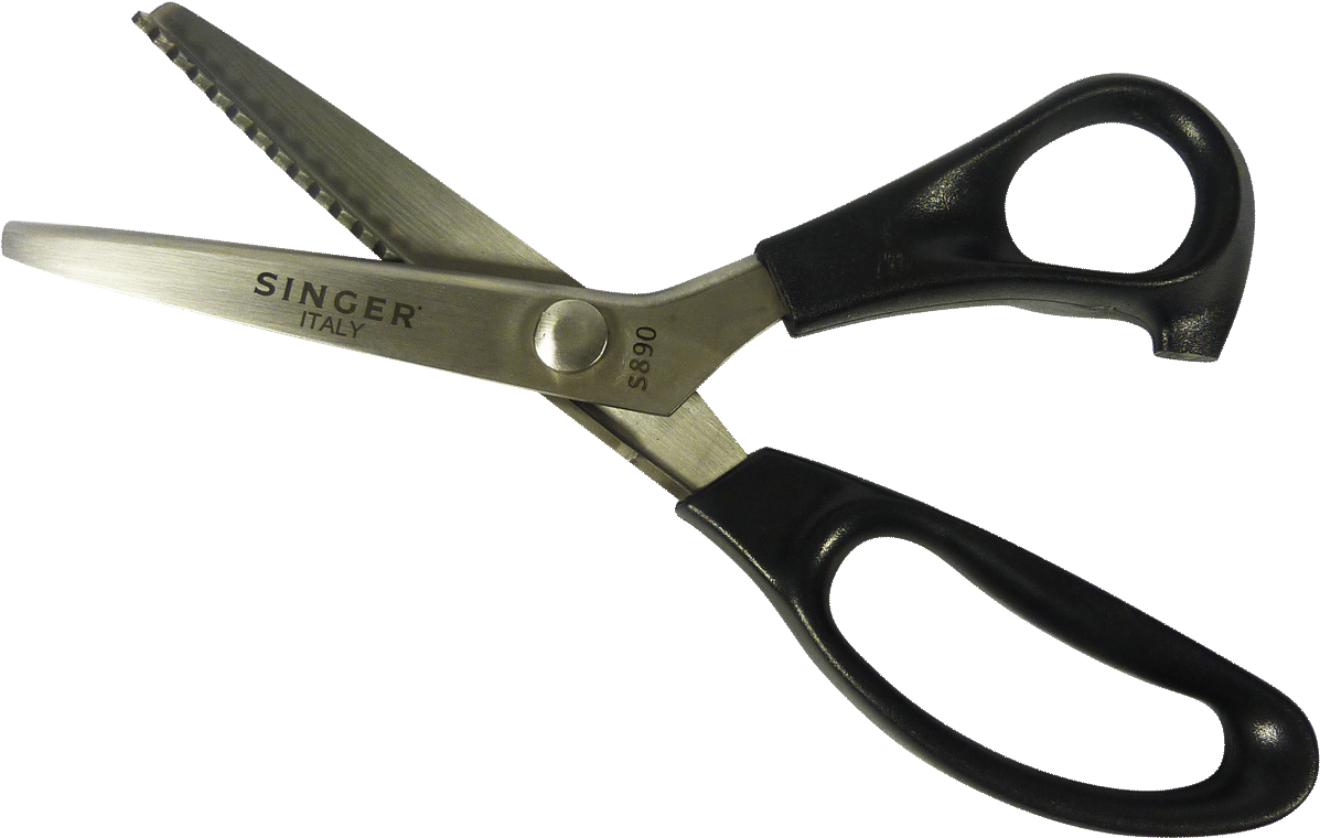 9" Singer Pinking Shears - Scissor Singer Clipart (1200x1199), Png Download