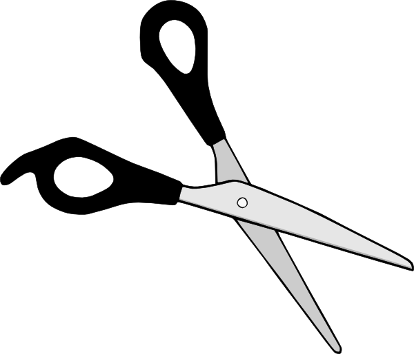 Small - Hair-cutting Shears Clipart (600x514), Png Download